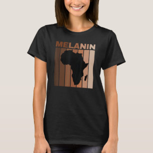 Camiseta Mes de la Historia Negra Orgullo afroamericano Mel