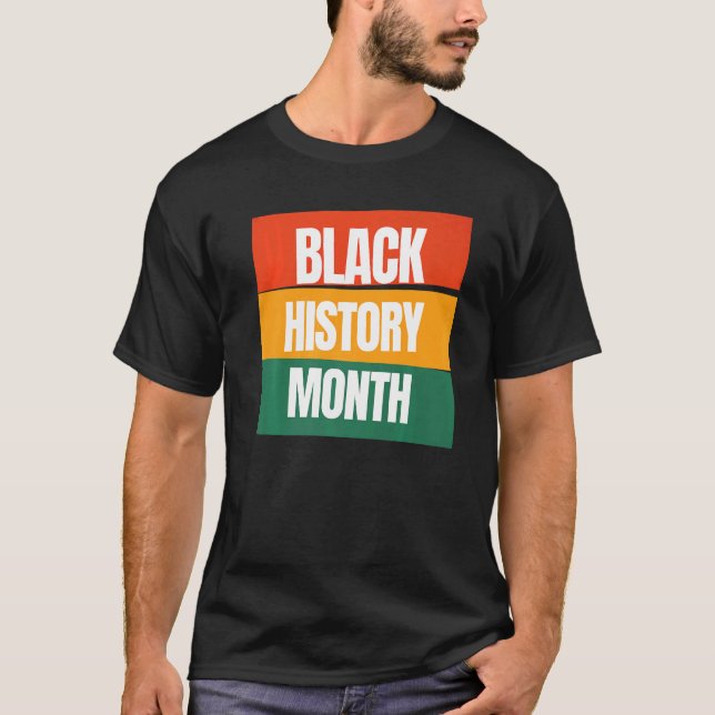Camiseta Mes de la Historia Negra Orgullo afroamericano Mel (Anverso)