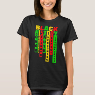 Camiseta Mes de la Historia Negra Orgullo afroamericano Mel