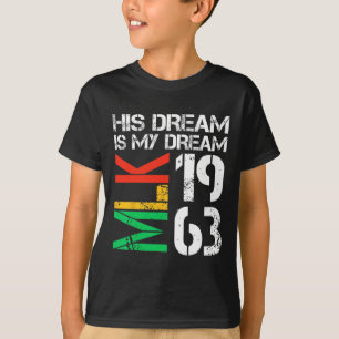 Camiseta Mes de la Historia Negra Orgullo Mlk 1963 Su sueño