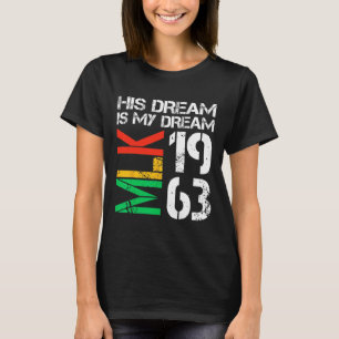 Camiseta Mes de la Historia Negra Orgullo Mlk 1963 Su sueño