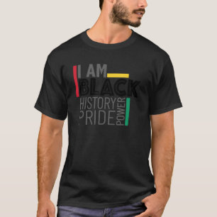 Camiseta Mes de la Historia Negra Orgullo Negro Africano De