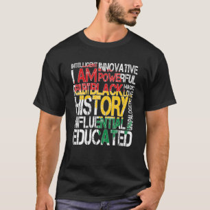 Camiseta Mes de la Historia Negra Orgullo Negro Orgullo Afr