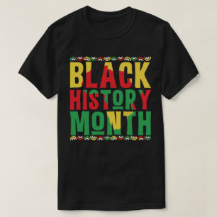 Camiseta Mes de la Historia Negra Orgulloso y Audaz