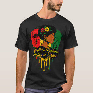 Camiseta Mes de la historia negra patrimonio afroamericano