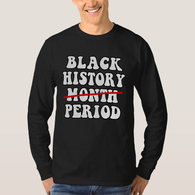 Camiseta Mes de la Historia Negra Período Orgullo Africano  (Anverso)