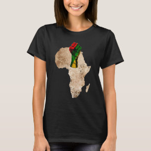 Camiseta Mes de la Historia Negra Primero Orgullo Africano 