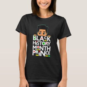 Camiseta Mes de la Historia Negra Príncipe Melanin Son Niño