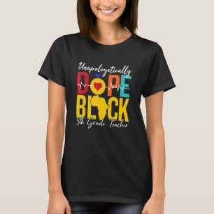 Camiseta Mes de la Historia Negra Profesor de 5to Grado Blm