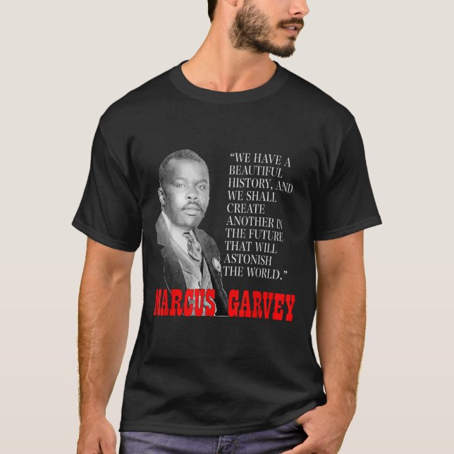 Camiseta Mes de la Historia Negra Regalo del Orgullo Marcus (Anverso)