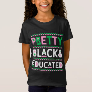 Camiseta Mes de la Historia Negra Regalos Bonito Negro y Ed