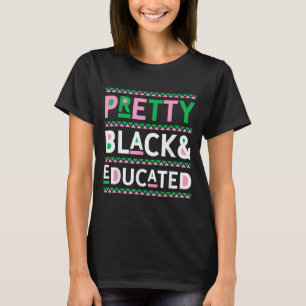 Camiseta Mes de la Historia Negra Regalos Bonito Negro y Ed