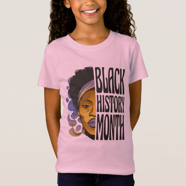Camiseta Mes de la historia negra - Reina Melanin de la muj (Anverso)