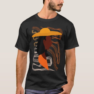 Camiseta Mes de la Historia Negra Reina Minimalista Melanin
