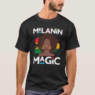 Camiseta Mes de la historia negra Sista Melanin Mujeres Tía