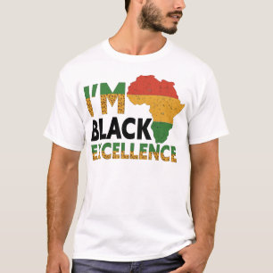Camiseta Mes de la historia negra soy la excelencia negra