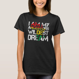 Camiseta Mes de la Historia Negra Soy Mi Ancestor Más Salva