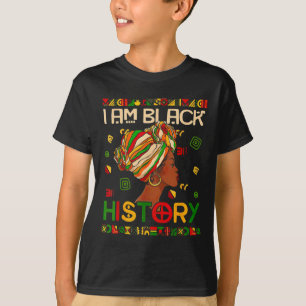 Camiseta Mes de la historia negra soy mujer negra