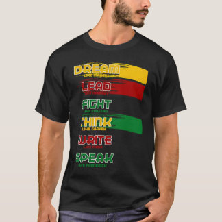 Camiseta Mes de la Historia Negra Sueña Como Martin Lead Co