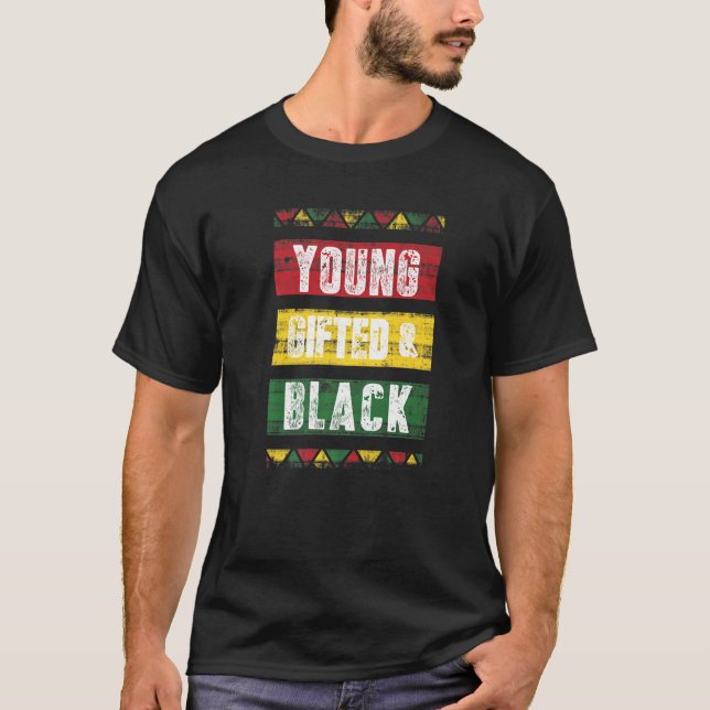 Camiseta Mes de la Historia Negra T Joven Ed Afro (Anverso)