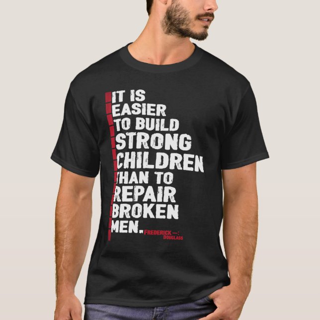 Camiseta Mes de la historia negra Tees Frederick Douglass (Anverso)
