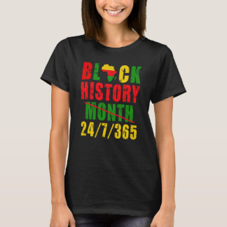 Camiseta Mes de la Historia Negra Todos Los Días Premio Ame