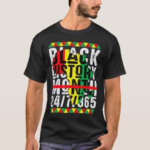 Camiseta Mes de la Historia Negra Un Mes No Puede Contener