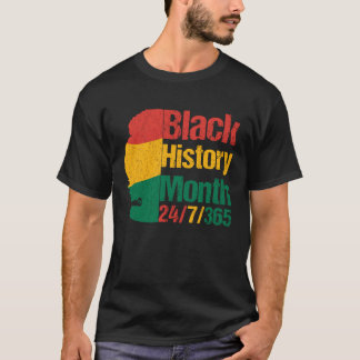 Camiseta Mes de la Historia Negra Un Mes No Puede Sostener