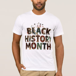 Camiseta Mes de la historia negra - Unidad en color