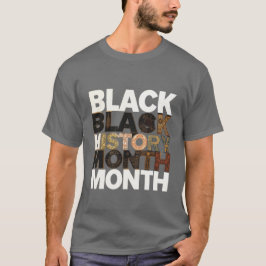 Camiseta Mes de la historia negra - Unidad en color