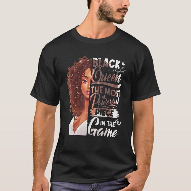 Camiseta Mes de la Historia Reina Negra La pieza más podero (Anverso)