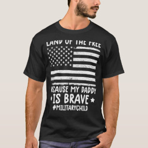 Camiseta Mes De La Tierra Militar De Libre Porque Mi Dadd