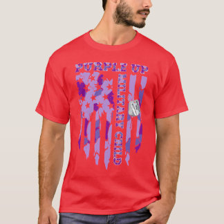 Camiseta Mes de niño militar "Camisa hacia arriba"