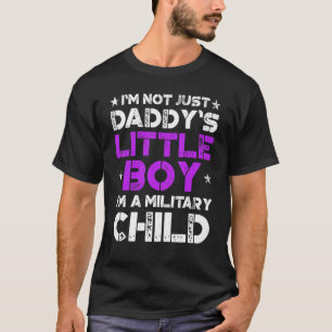 Camiseta Mes de niño militar Púrpura Pequeño 2