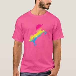Camiseta Mes de Orgullo Bandera de Pansexualidad Queer Unic