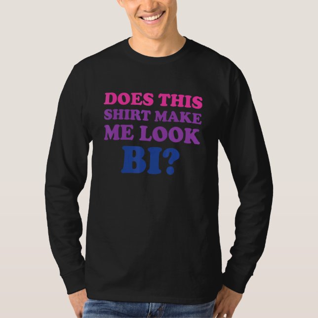 Camiseta Mes De Orgullo Lgbt Tee Me Hace Ver Bi 1 (Anverso)