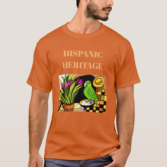 CAMISETA MES DE PATRIMONIO HISPANO (Anverso)