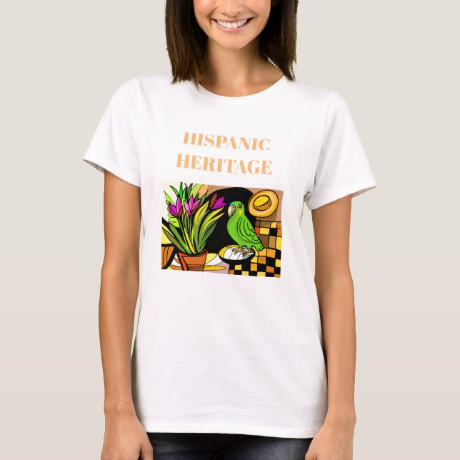 CAMISETA MES DE PATRIMONIO HISPANO (Anverso)