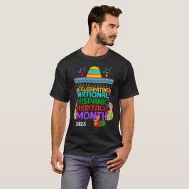 Camiseta MES DE PATRIMONIO HISPANO colorido