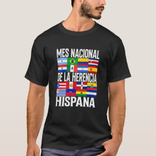 Camiseta Mes de Patrimonio Hispano Mes Nacional De La Heren
