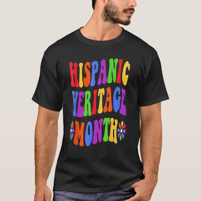 Camiseta Mes de Patrimonio Hispano Mujeres Camisas Hombres  (Anverso)