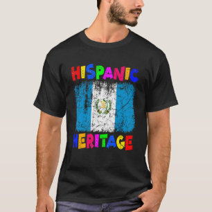 Camiseta Mes de Patrimonio Hispano Nacional Guatemala Latin