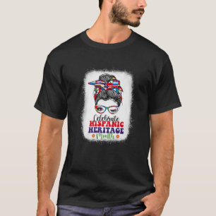 Camiseta Mes de Patrimonio Hispano Nacional Hispano Mujeres