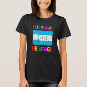 Camiseta Mes de Patrimonio Hispano Nacional Latina Honduras