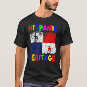 Camiseta Mes de Patrimonio Hispano Nacional Latino Panamá