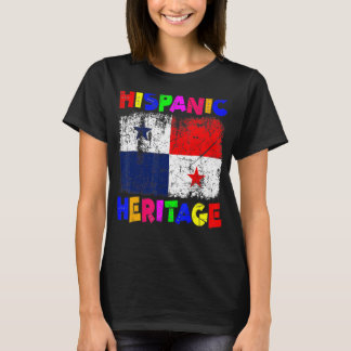 Camiseta Mes de Patrimonio Hispano Nacional Latino Panamá