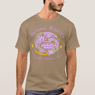 Camiseta Mes De Salud Mental De Las Minorías Nacionales Par