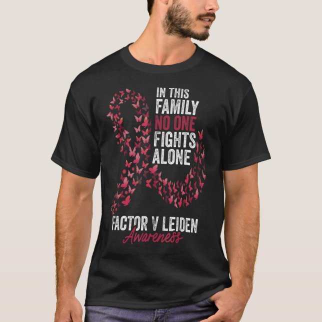 Camiseta Mes de sensibilización del factor V Leiden Butterf (Anverso)