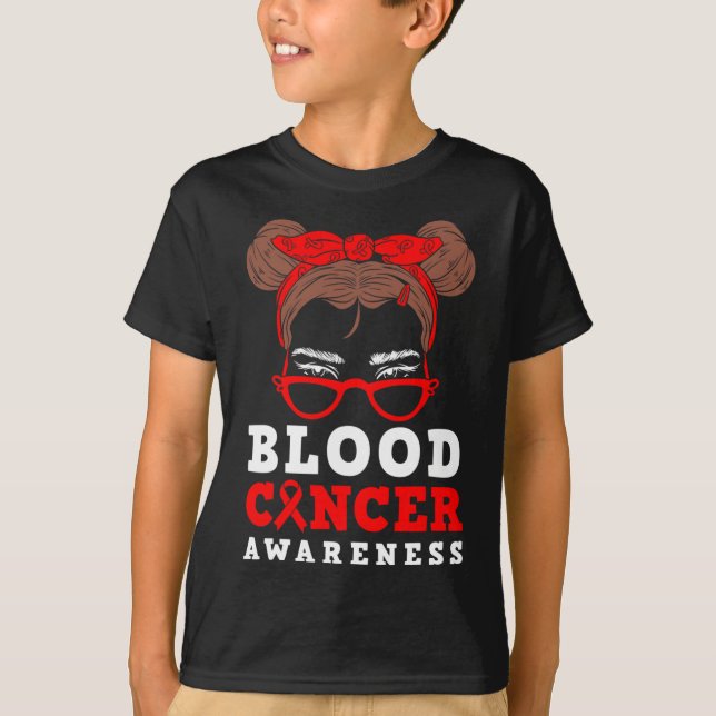 Camiseta Mes de sensibilización sobre el cáncer de sangre (Anverso)