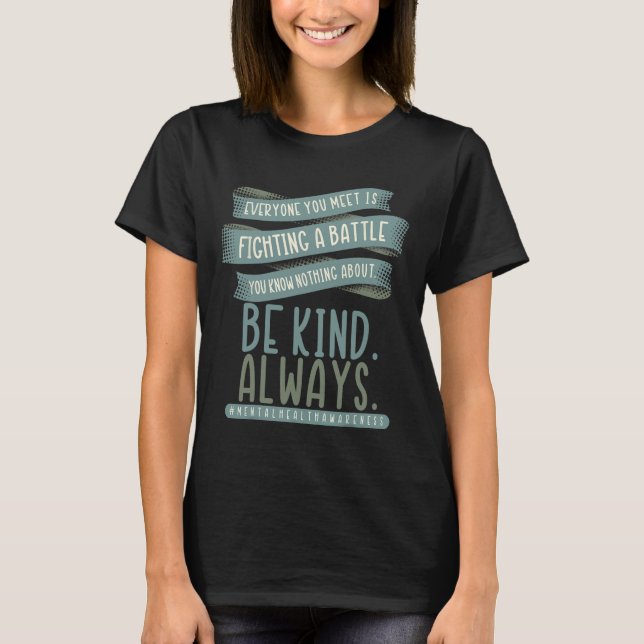 Camiseta Mes de Sensibilización sobre Enfermedades de Salud (Anverso)